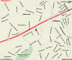 Calabasas map